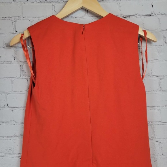 Diane Von Furstenberg Kadijah Keyhole Orange Shift Dress Size 2 - Picture 11 of 15
